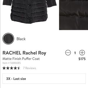 Rachel Roy Plus Size Puffer